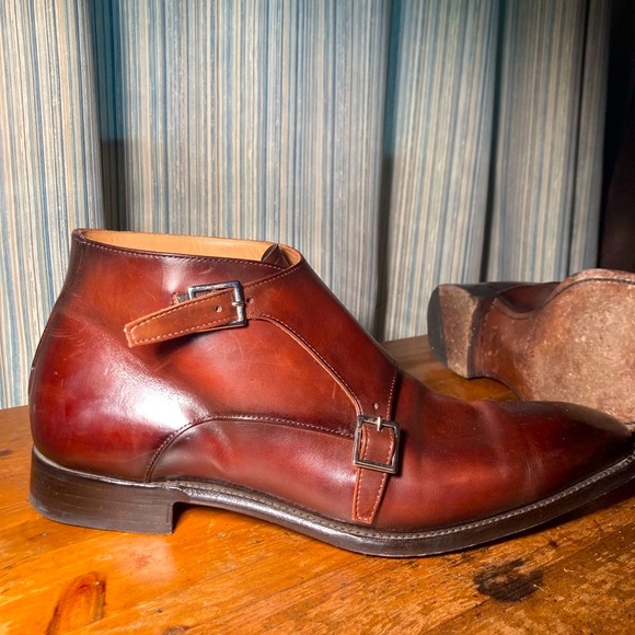 Carlos Santos Double Monk Strap Boots. UK9 - Picture 6 of 12